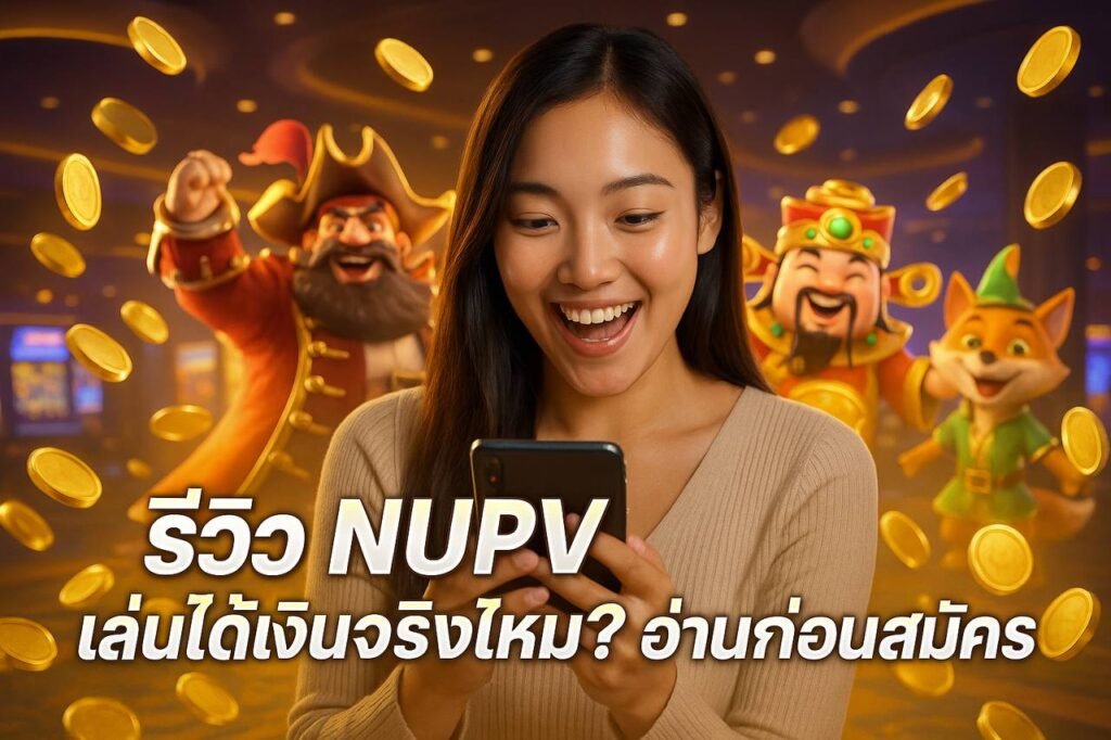 รีวิว NUPV เล่นได้เงินจริงไหม? อ่านก่อนสมัคร