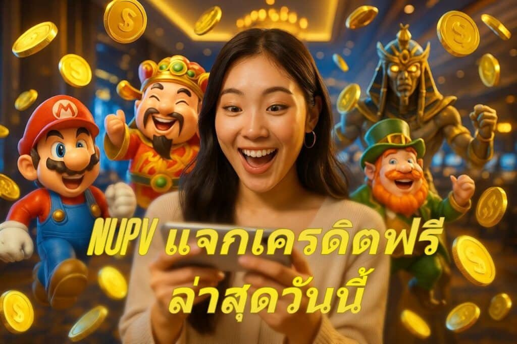 NUPV แจกเครดิตฟรี ล่าสุดวันนี้