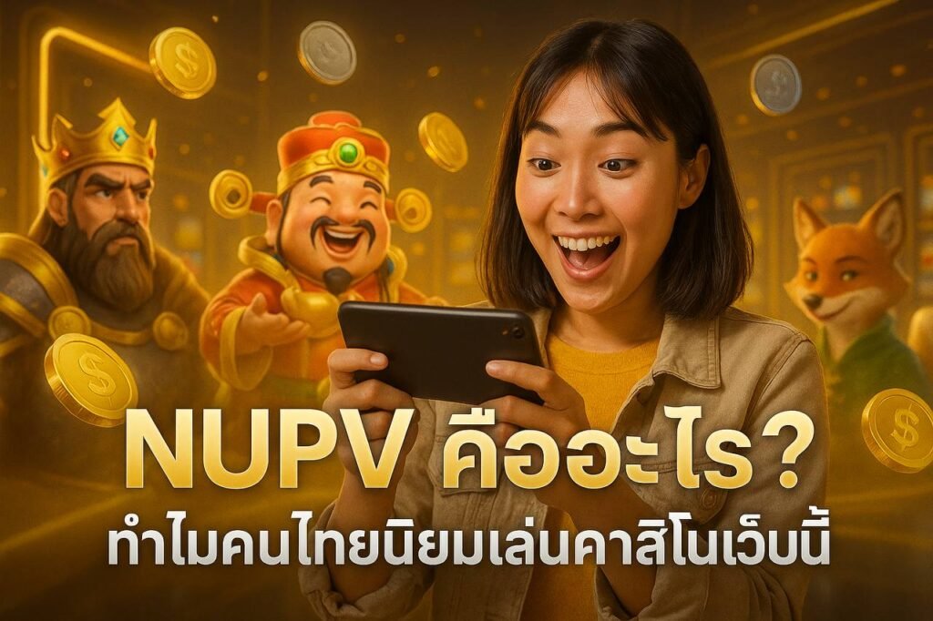 NUPV คืออะไร? ทำไมคนไทยนิยมเล่นคาสิโนเว็บนี้