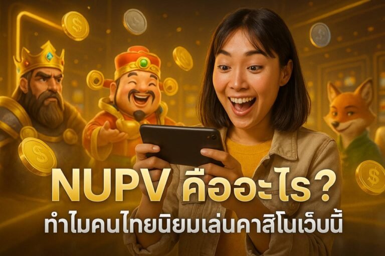 NUPV คืออะไร? ทำไมคนไทยนิยมเล่นคาสิโนเว็บนี้